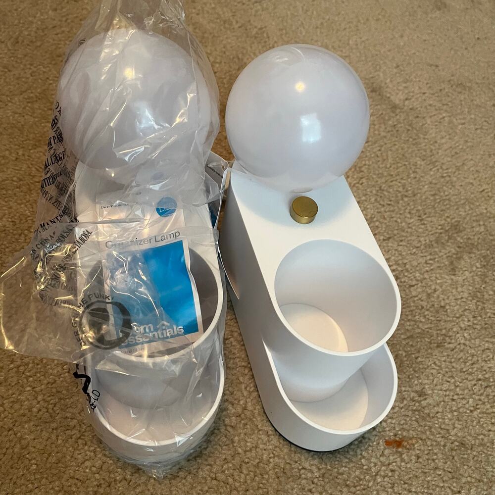 2 Office Organizers with Light- Room Essentials New